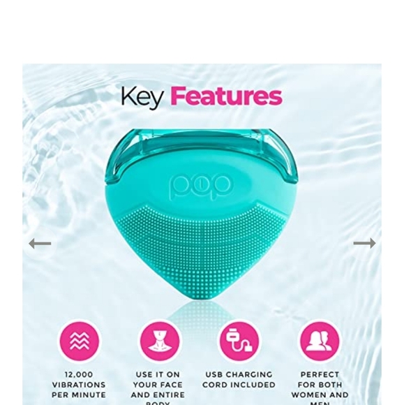 🌺BNIB POP Sonic Blue Strawberry 3 in 1 facial device🌺 - Picture 4 of 9